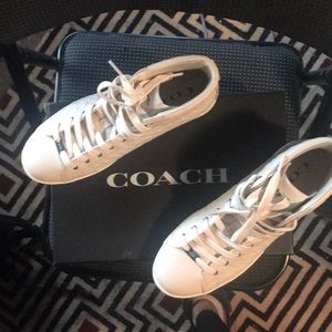 Coach high top sneaker